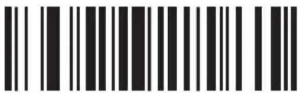 Black and white barcode image with vertical lines on both sides