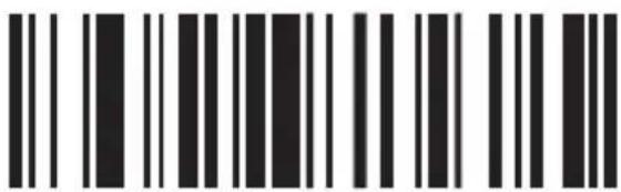 Black and white barcode image with vertical lines on both sides