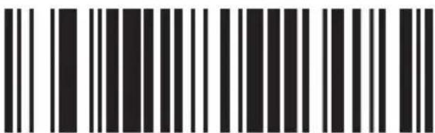 Black and white barcode image with vertical lines on both sides