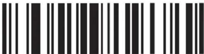 Black and white barcode image with vertical lines on both sides
