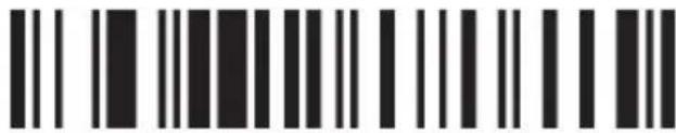 Barcode image with black and white vertical bars, no visible text or symbols
