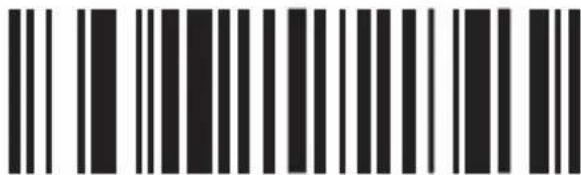 Black and white barcode image with vertical lines on both sides