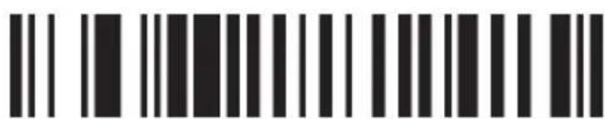 Barcode image with black and white vertical bars, no visible text or symbols beyond the pattern