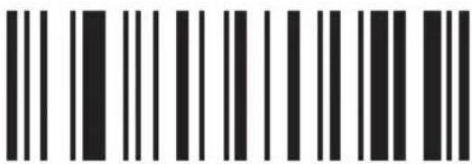 Barcode image with vertical black and white lines on white background