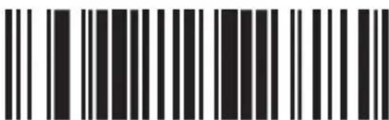 Black and white barcode image with vertical lines on both sides
