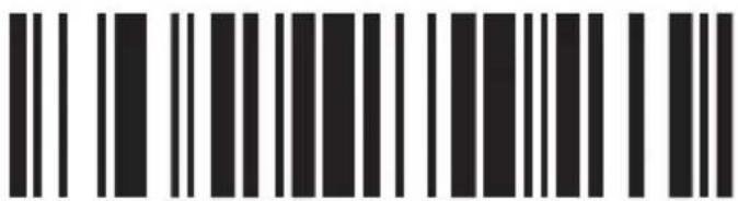 Black and white barcode image with vertical lines on both sides