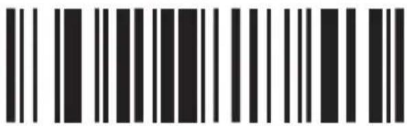 Black and white barcode image with vertical lines on both sides