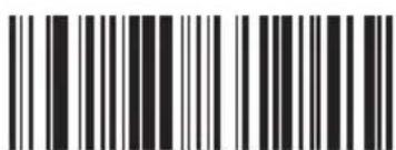 Black and white barcode image with vertical lines and a small number '1' at the bottom right.