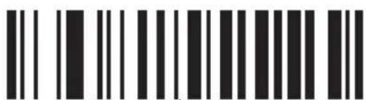 Barcode image with vertical black and white lines on white background