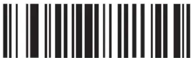Black and white barcode image with vertical lines on both sides