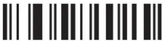 Barcode image containing black vertical lines on white background