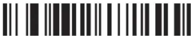 Barcode image containing machine-readable data with vertical lines and tick marks