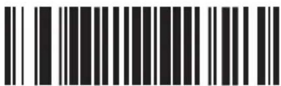 Barcode image containing machine-readable data, with vertical black and white lines representing the number 10.