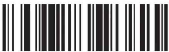Black and white barcode image with vertical lines and dots, no readable text or symbols