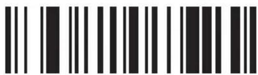 Barcode image with vertical black and white lines on white background