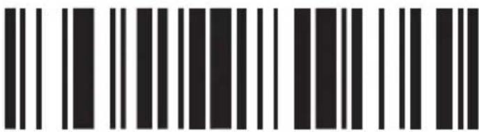Black and white barcode image with vertical lines on both sides
