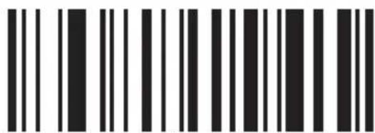 Black and white barcode image with vertical lines on both sides