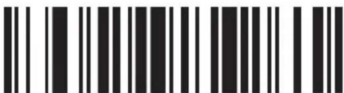 Black and white barcode image with vertical lines on both sides