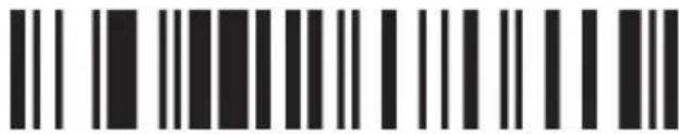 Barcode image containing machine-readable data with vertical lines and tick marks