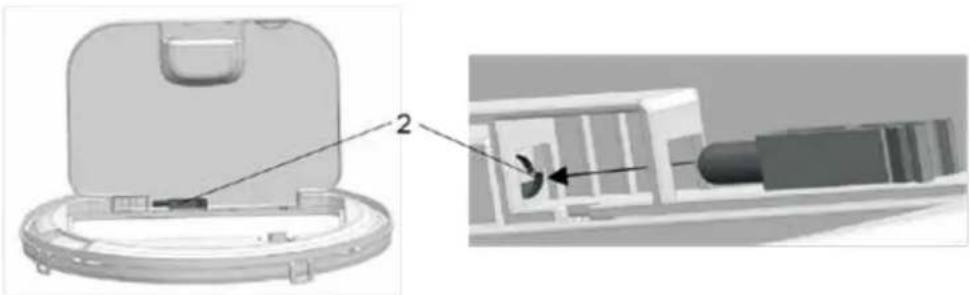 Avanti CTW84X0W-IS - Instale la tapa de seguridad interna - 2