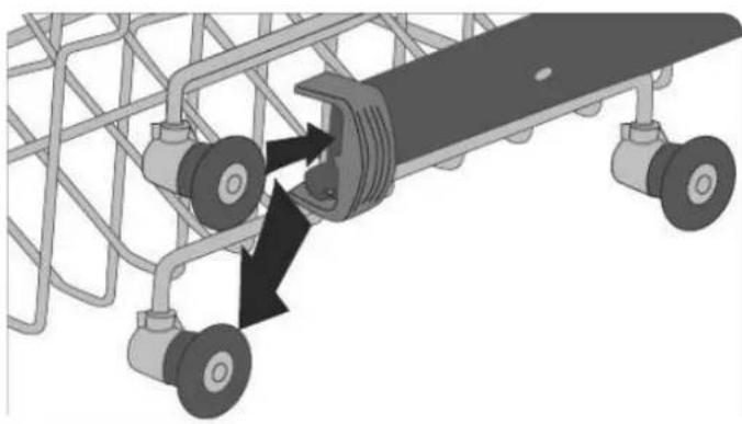 RANGEMASTER RDW4510D22 - Height adjustment - 2