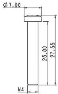 Ø7,00 25,00 27,55 N4