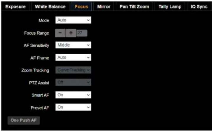 Lumens VC-A61P - Settings – Camera - 4