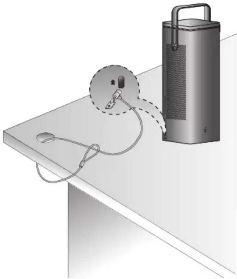 LG CineBeam HU80KS - Kensington Security System - 1