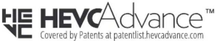 HEVCAvance™ Covered by Patents at patentlist.hevcadvance.com