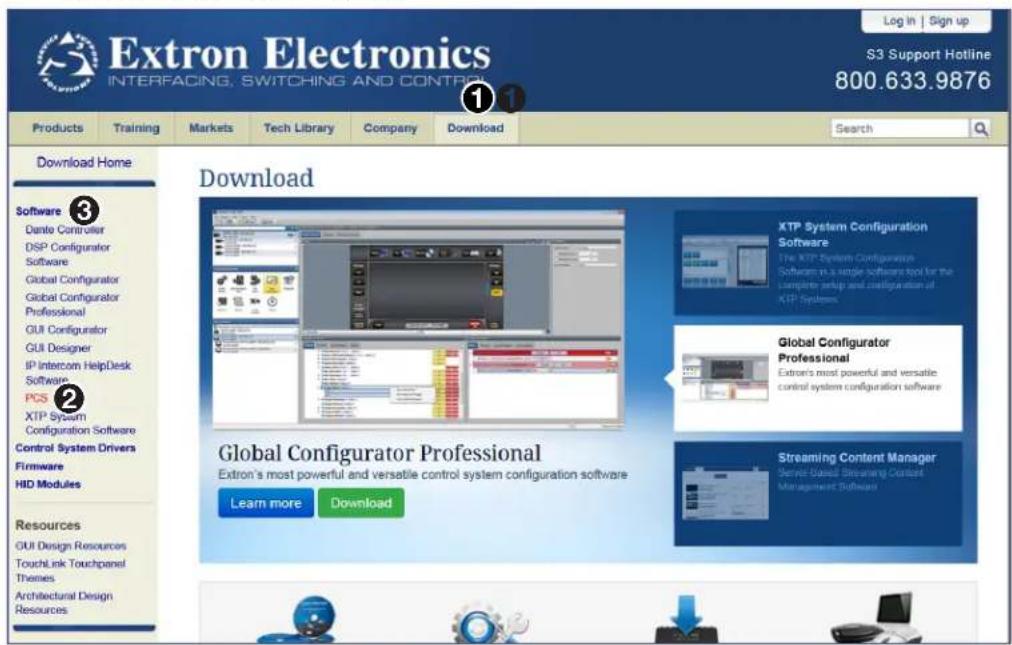 Extron Electronics INTERFACING, SWITCHING AND CONTROL Log In | Sign up S3 Support Hotline 800.633.9876 Products Training Markets Tech Library Company Download Search Download Software ③ Dante Controller DSP Configurator Software Global Configurator Global Configurator Professional GUI Configurator GUI Designer IP Intercom HelpDesk Software PCS ② XTP System Configuration Software Control System Drivers Firmware HID Modules Resources GUI Design Resources TouchLink Touchpanel Themes Architectural Design Resources Download XTP System Configuration Software The XTP System Configuration Software is a single software tool for the computer setup and configuration of ATP Systems Global Configurator Professional Extron's most powerful and versatile control system configuration software Global Configurator Professional Extron's most powerful and versatile control system configuration software Learn more Download Streaming Content Manager Server-Based Streaming Context Management Software