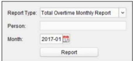 Report Type: Total Overtime Monthly Report Person: Month: 2017-01 Report
