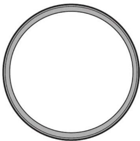 Simple circular ring shape with no text or symbols