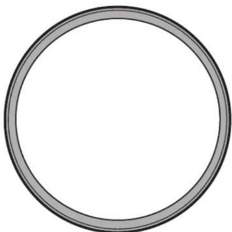 Simple circular ring shape with no text or symbols