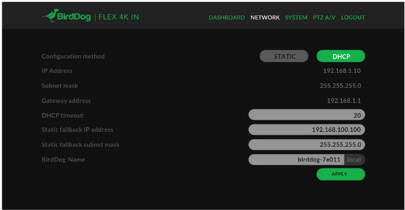 BirdDog Flex 4K - NETWORK - 1