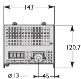 143 120.7 Ø13 45