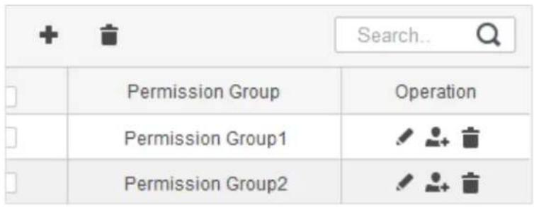 Search... Permission Group Operation Permission Group1 Permission Group2
