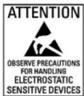 Pelco NET5500 - ESD WARNING - 1