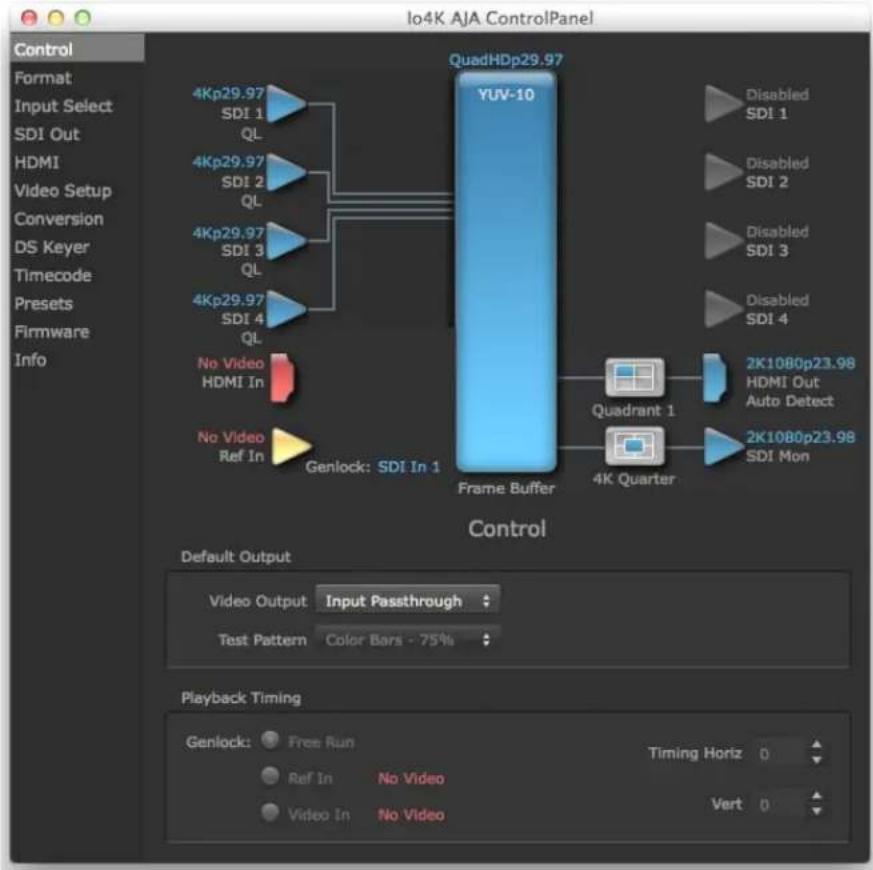 AJA Io 4K - Configuring Quad SDI I/O - 3