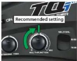 ON Recommended setting OFF C 100 NEUTRAL 50 Hz 70 Hz MULITATION