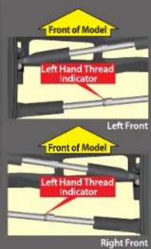 Front of Model Left Hand Thread Indicator Left Front Front of Model Left Hand Thread Indicator Right Front