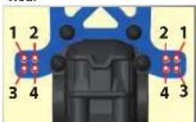 Traxxas X0-1 - - Rear Roll Center - 3