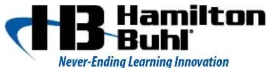 13 Hamilton Buhl® Never-Ending Learning Innovation