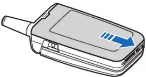 NOKIA 3155i - Retirar la batería - 1