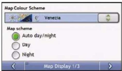 Map Colour Scheme Venezia Map scheme Auto day/night Day Night Map Display 1/3