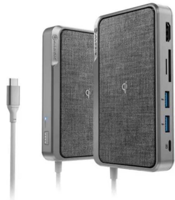 Alogic USB-C Dock WAVE 3-in-1 - Part no Color - 1