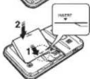 PANTECH Slate - Installing/removing SIM card and battery - 3