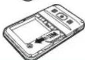 PANTECH Slate - Instalación/retiro de la tarjeta SIM y de la batería - 5