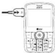 PANTECH C790 - To charge your battery - 1