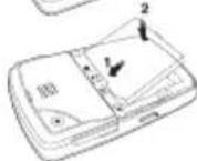 PANTECH C790 - Installing/removing SIM card and battery - 3
