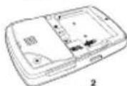 PANTECH C790 - Installing/removing SIM card and battery - 2